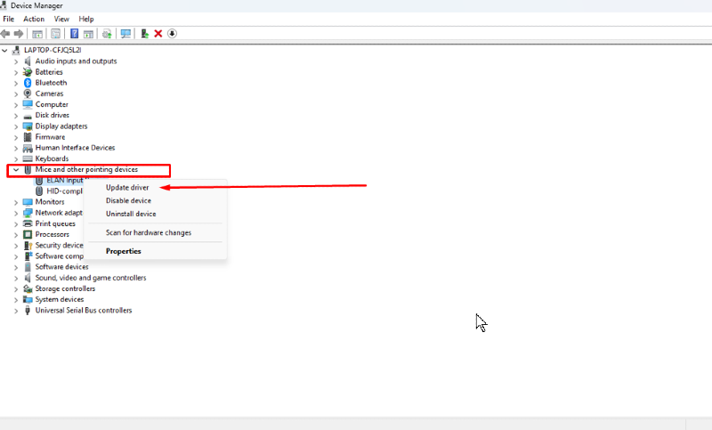 update mouse driver: fix computer mouse not working on windows